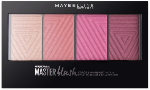 Kit farduri de obraz si iluminator Maybelline Master Blush Color & Highlighting Kit